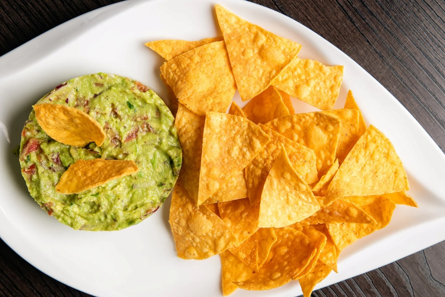 Fresh guacamole and nachos at El Taco Loco Downtown Edmonton